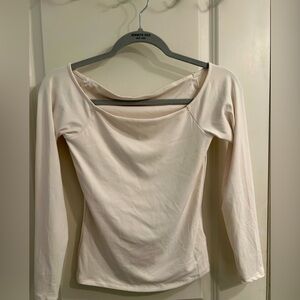 Old Navy Seamless Cream Seamless Top